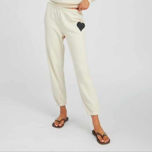 SPRWMN Vintage White Heart Sweatpants S - Picture 4 of 16